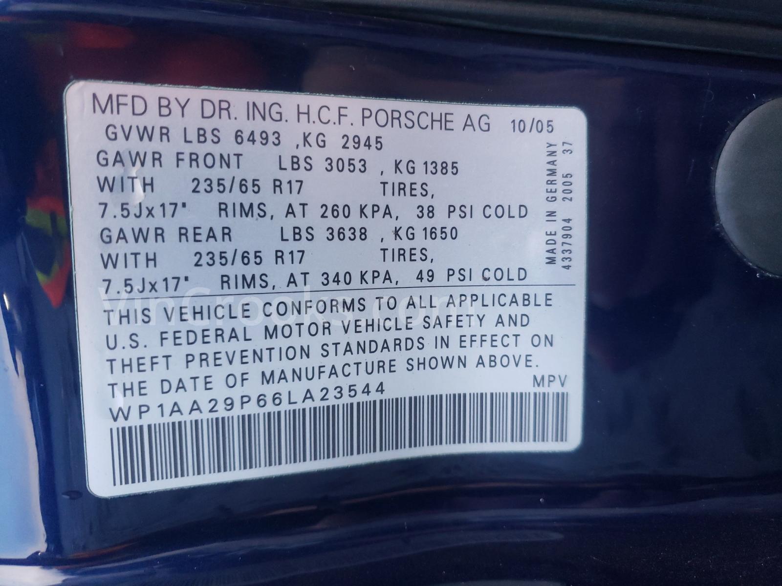 WP1AA29P66LA23544