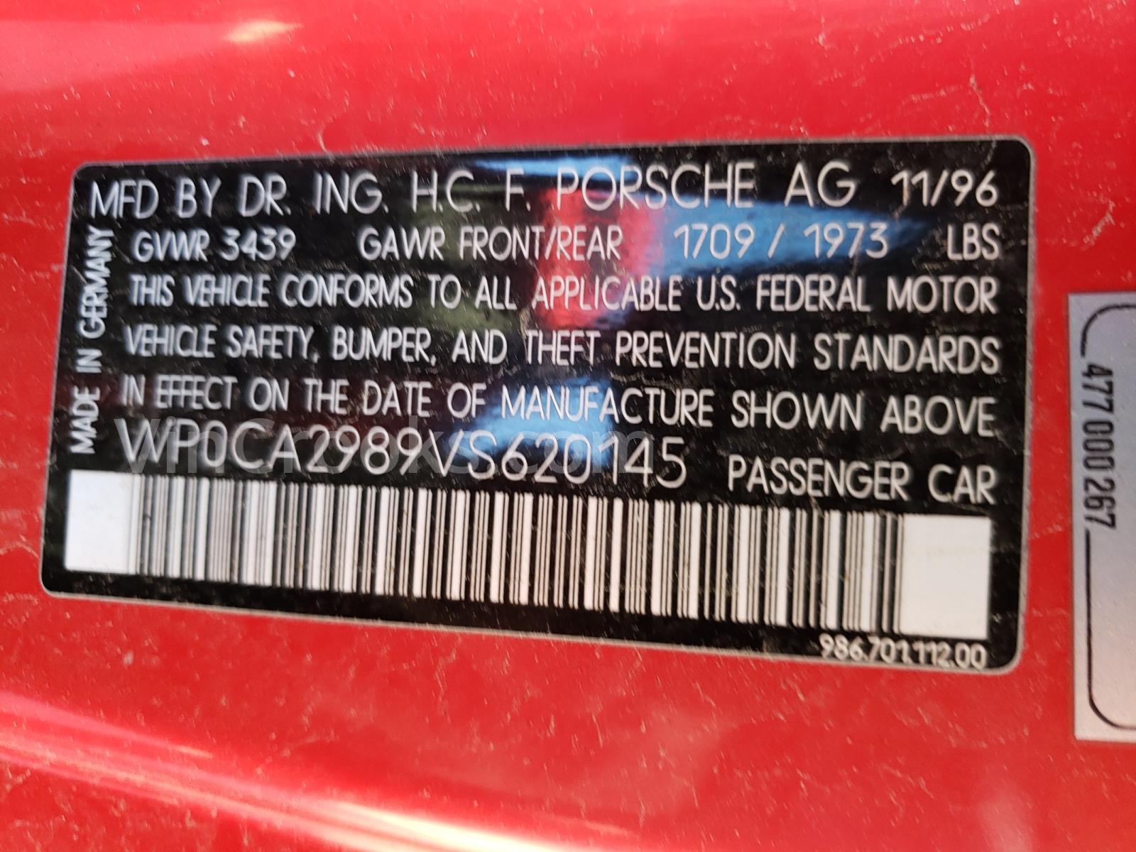 WP0CA2989VS620145