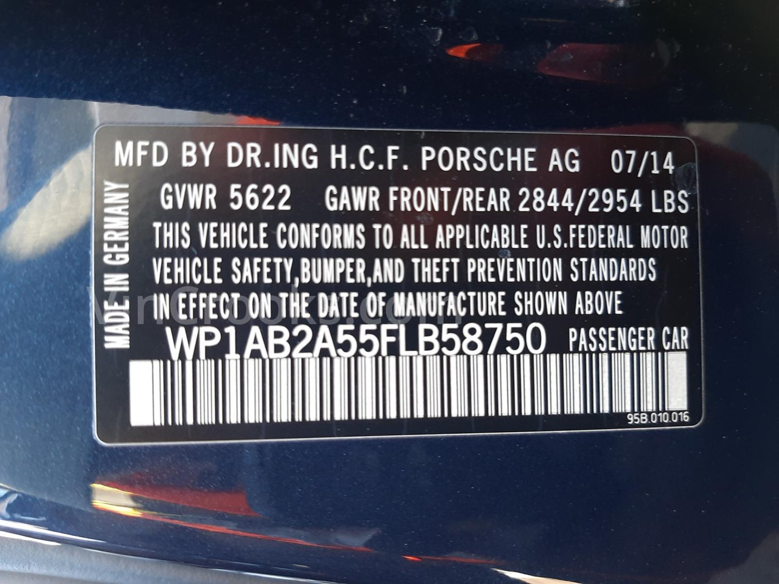 WP1AB2A55FLB58750