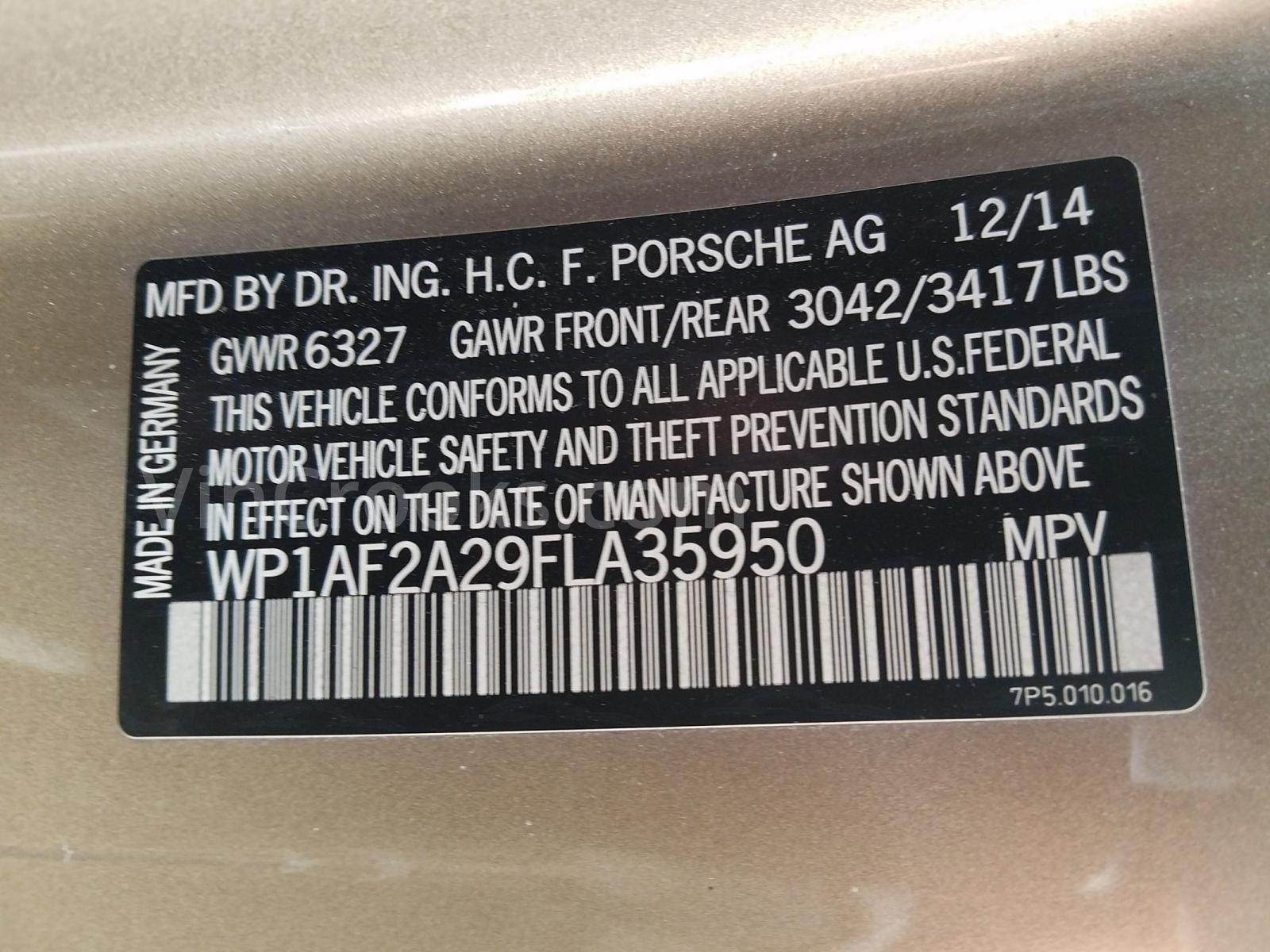 WP1AF2A29FLA35950