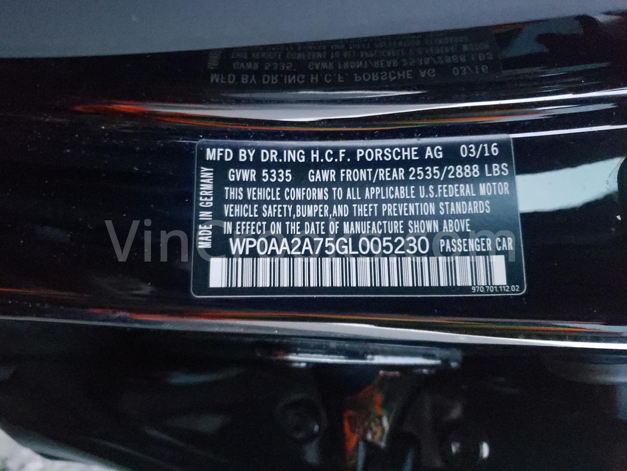 WP0AA2A75GL005230