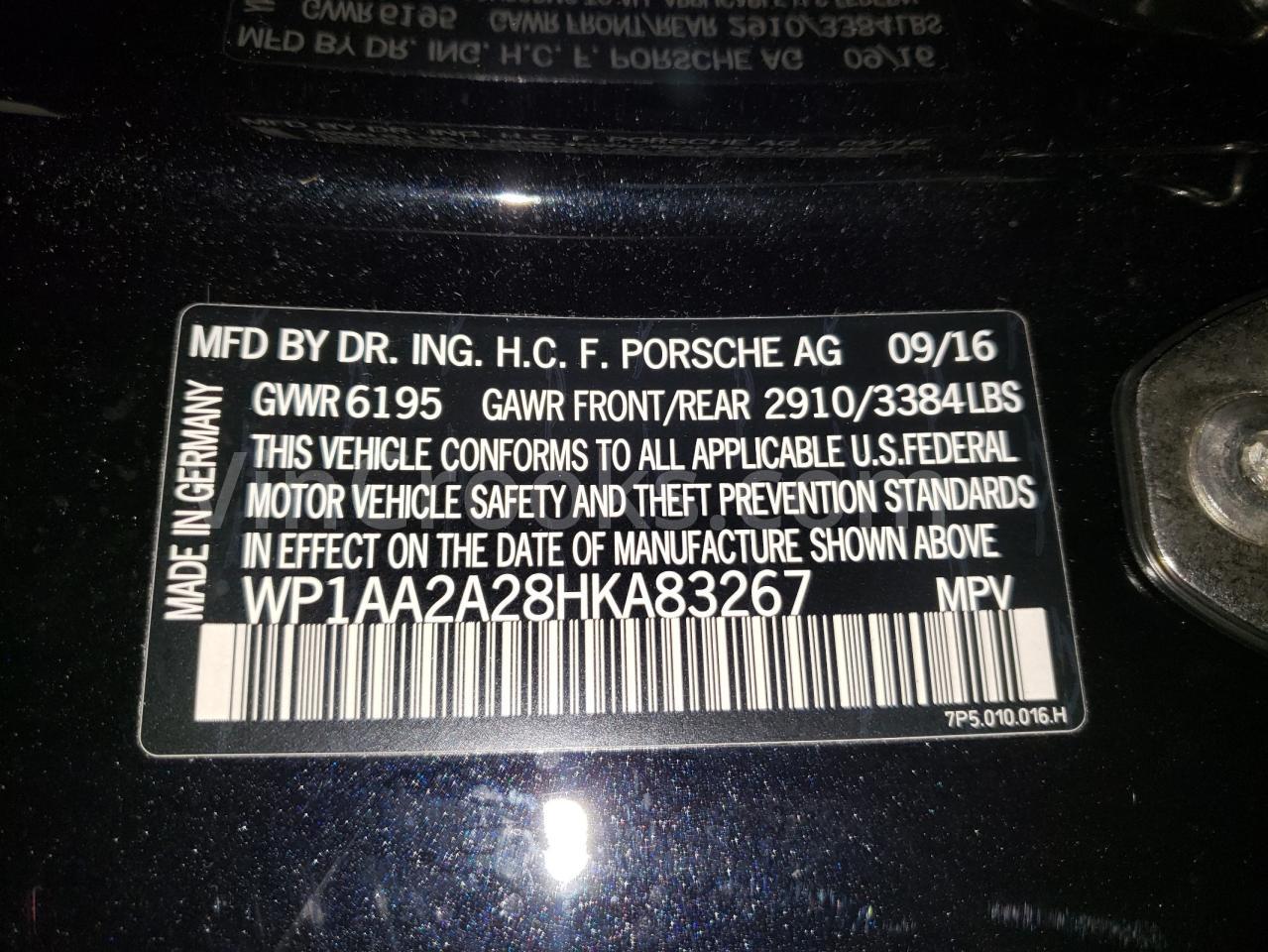 WP1AA2A28HKA83267