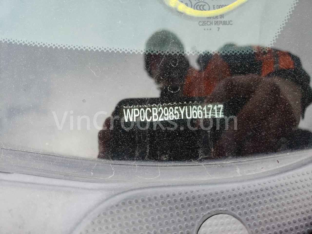 WP0CB2985YU661717