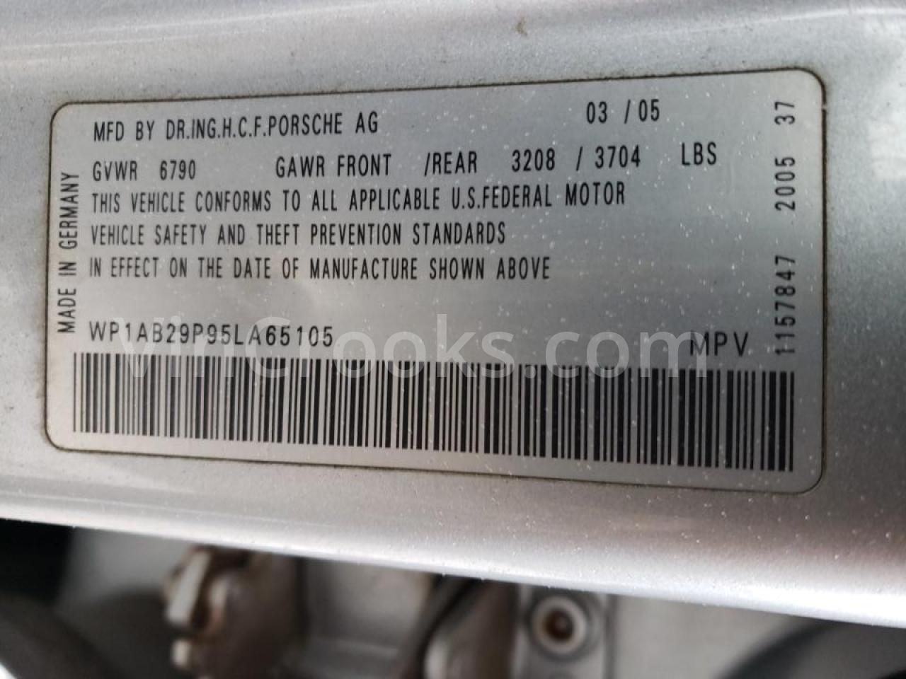 WP1AB29P95LA65105