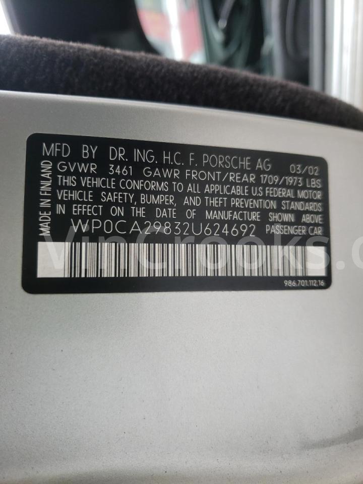 WP0CA29832U624692