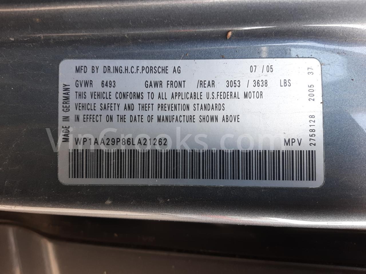 WP1AA29P86LA21262