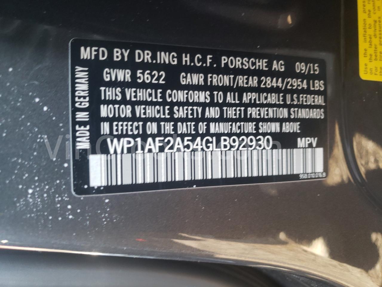 WP1AF2A54GLB92930
