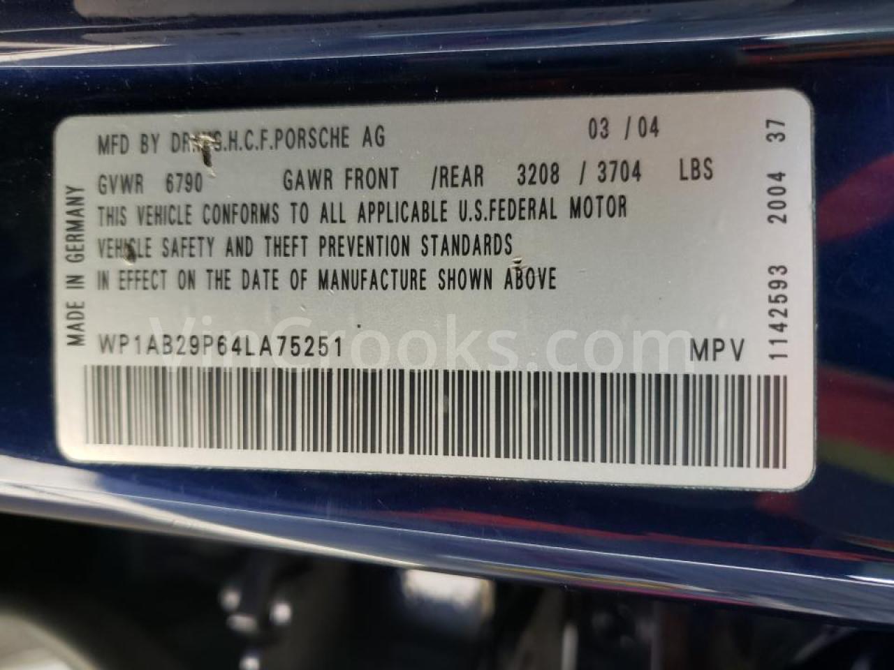 WP1AB29P64LA75251
