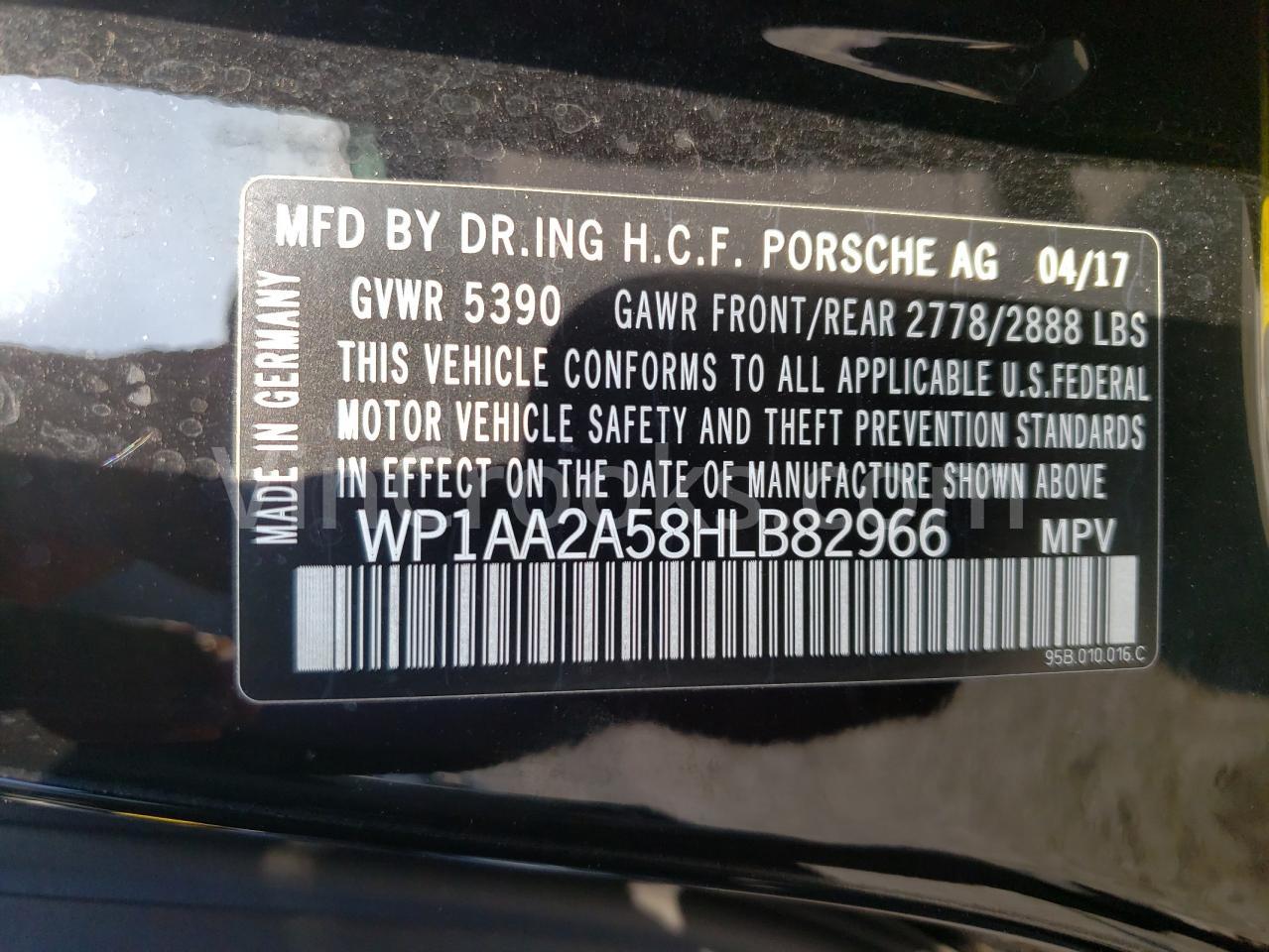 WP1AA2A58HLB82966