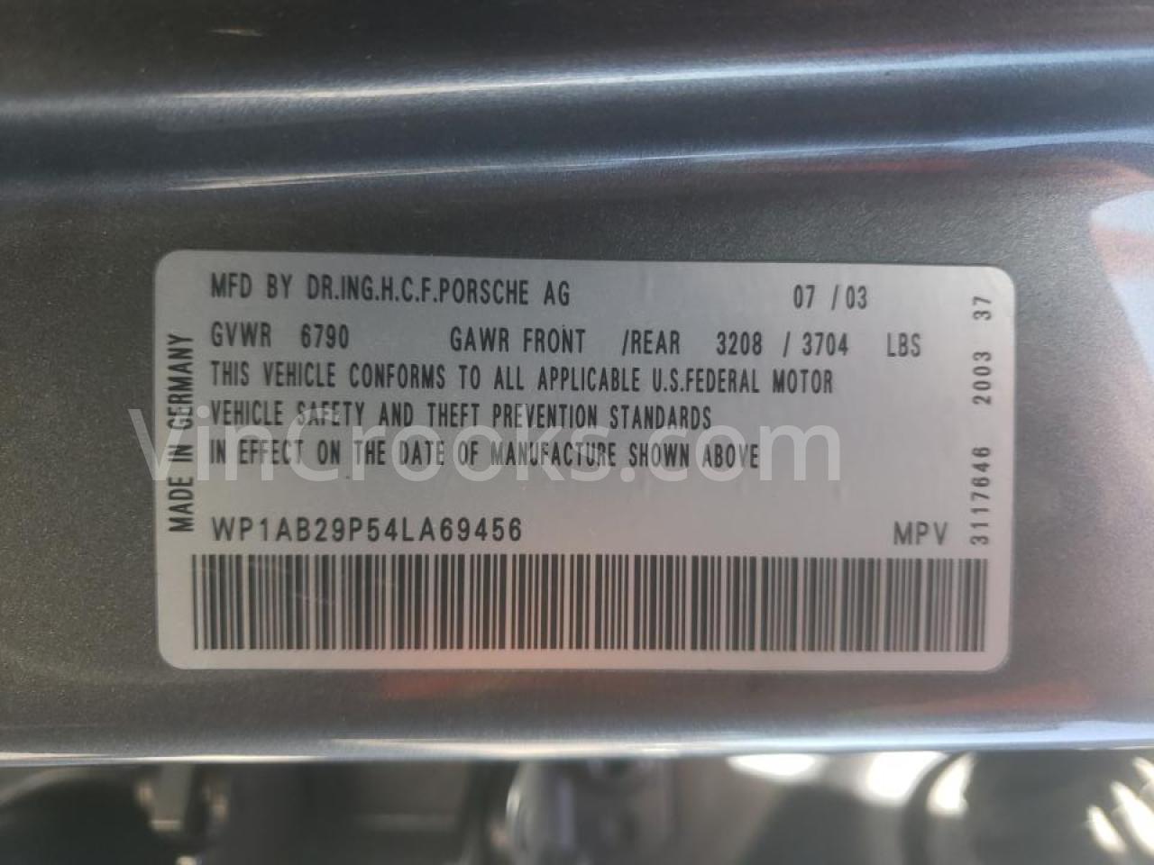 WP1AB29P54LA69456