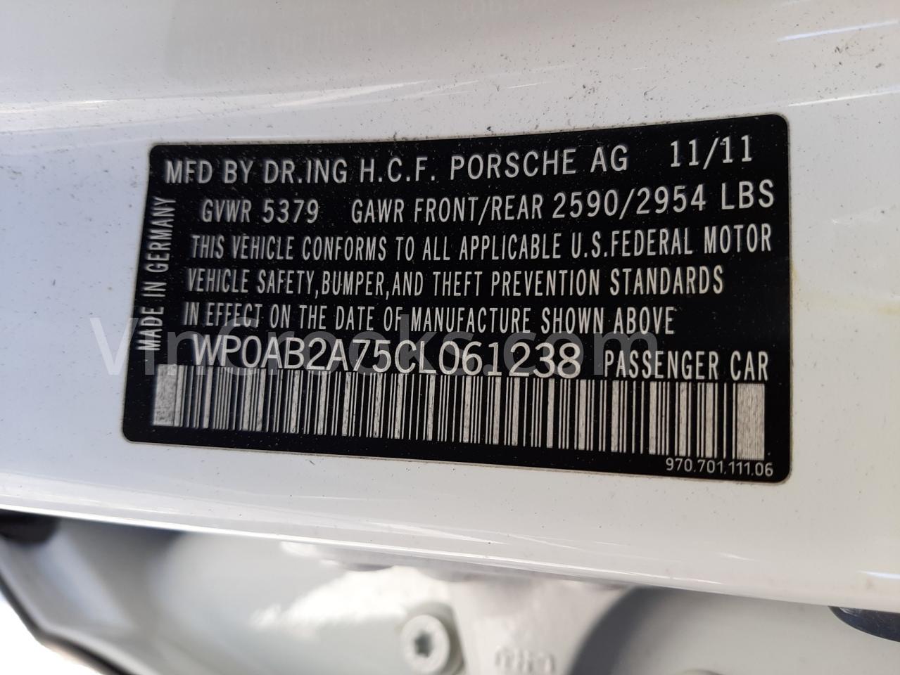 WP0AB2A75CL061238
