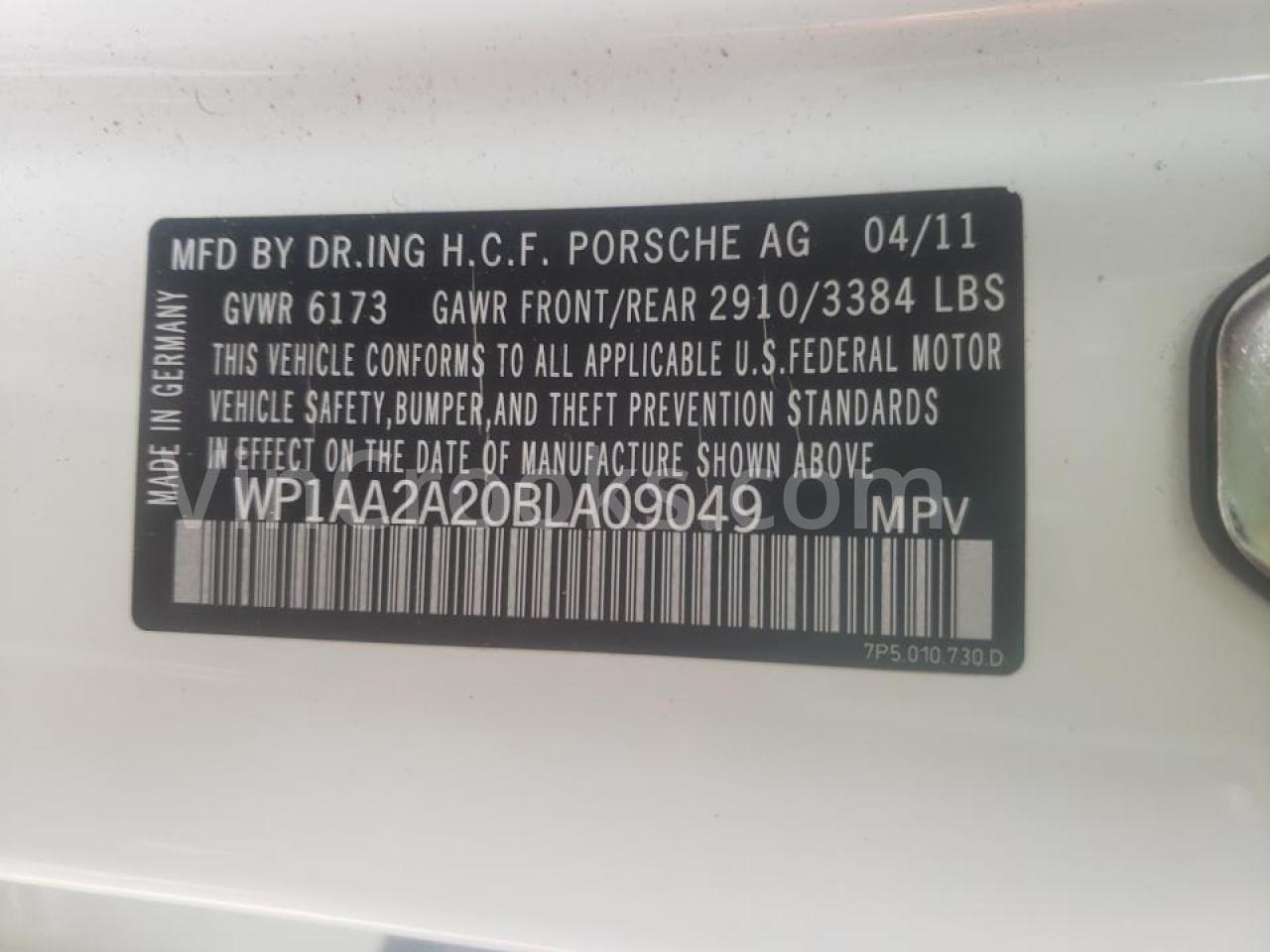 WP1AA2A20BLA09049