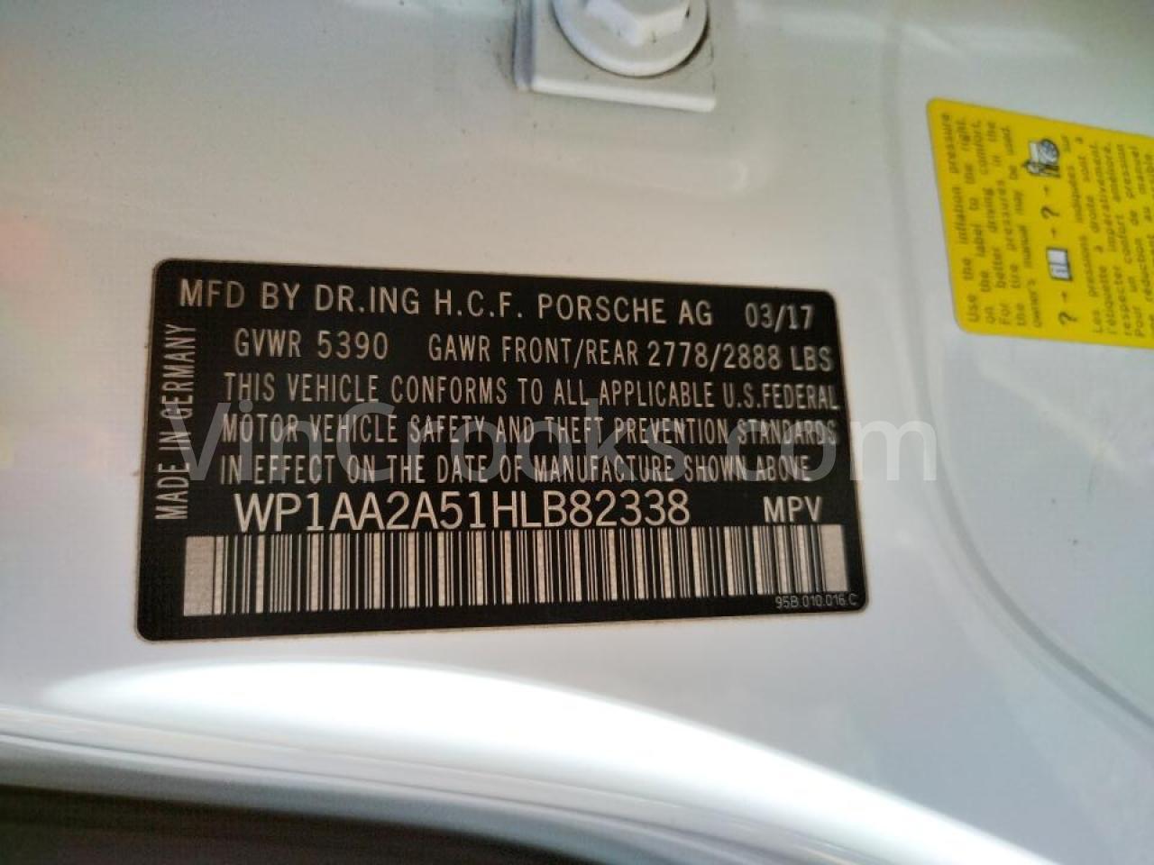 WP1AA2A51HLB82338