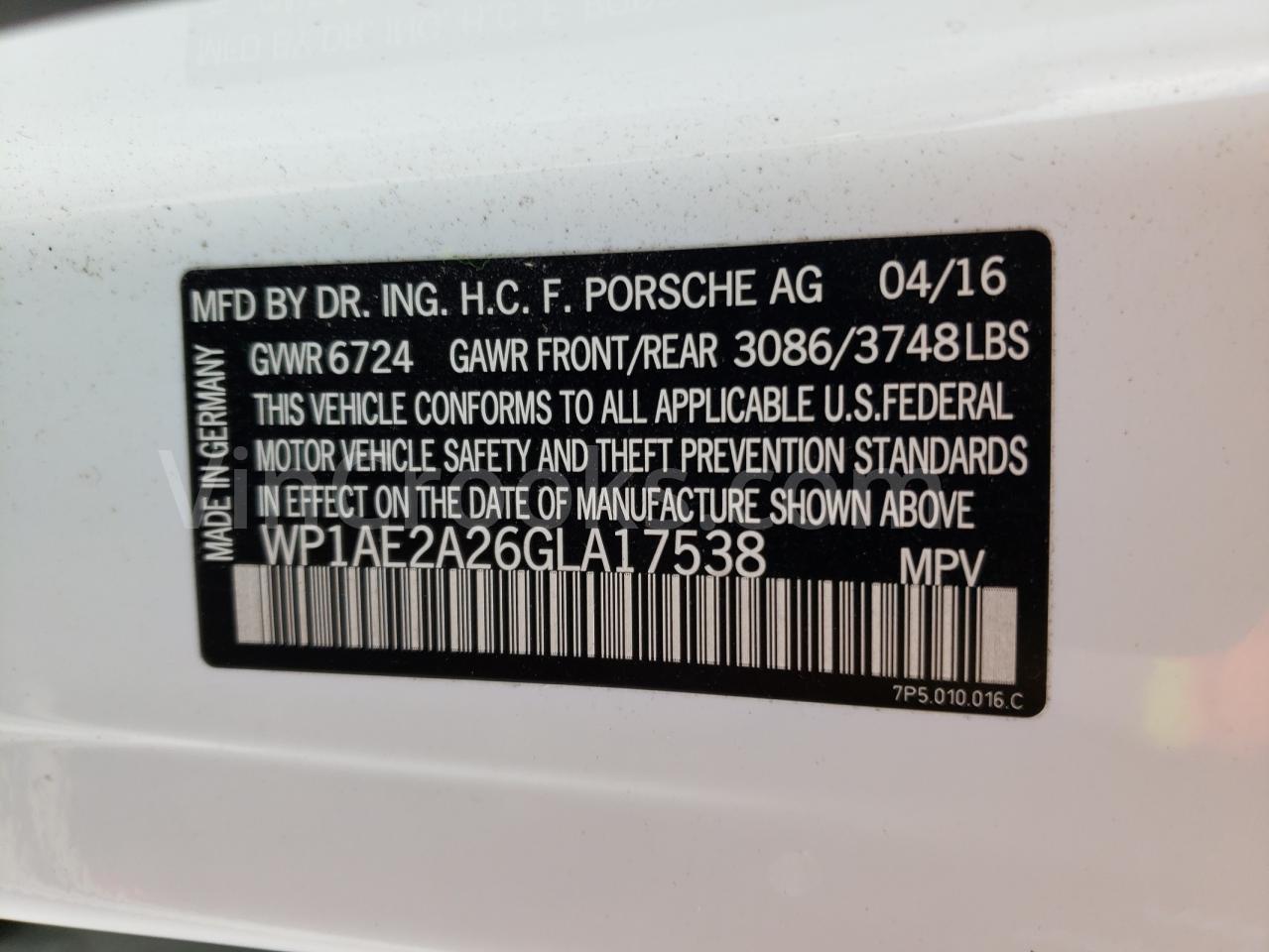 WP1AE2A26GLA17538