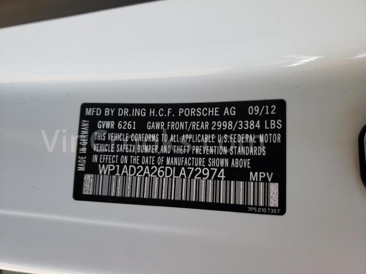 WP1AD2A26DLA72974