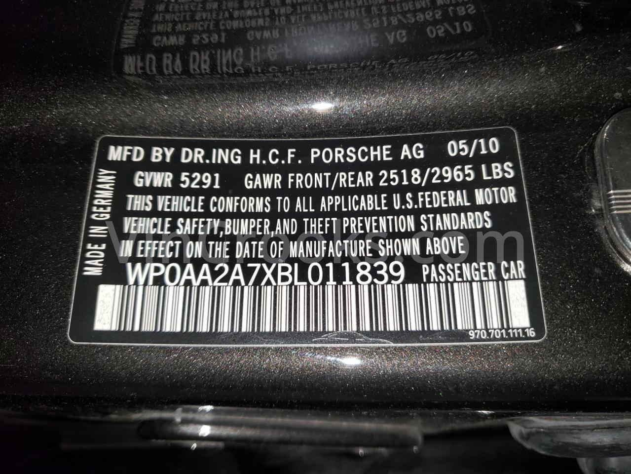 WP0AA2A7XBL011839