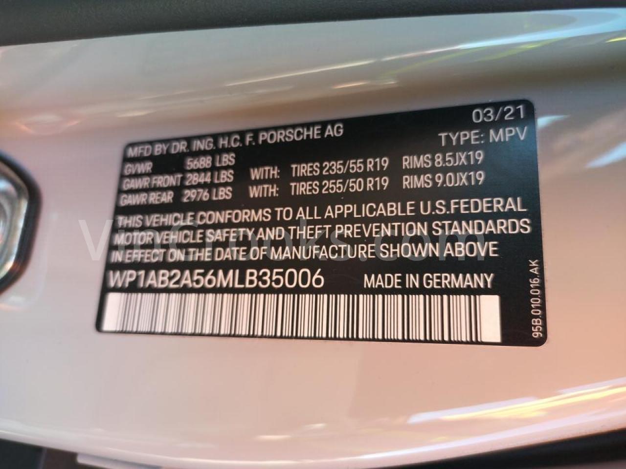 WP1AB2A56MLB35006