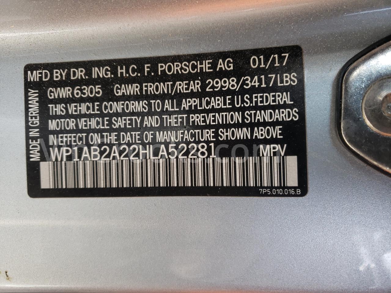 WP1AB2A22HLA52281