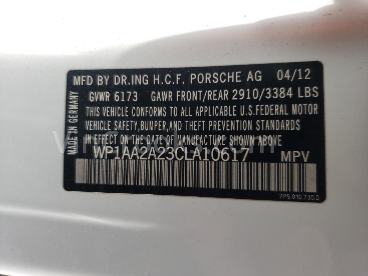 WP1AA2A23CLA10617