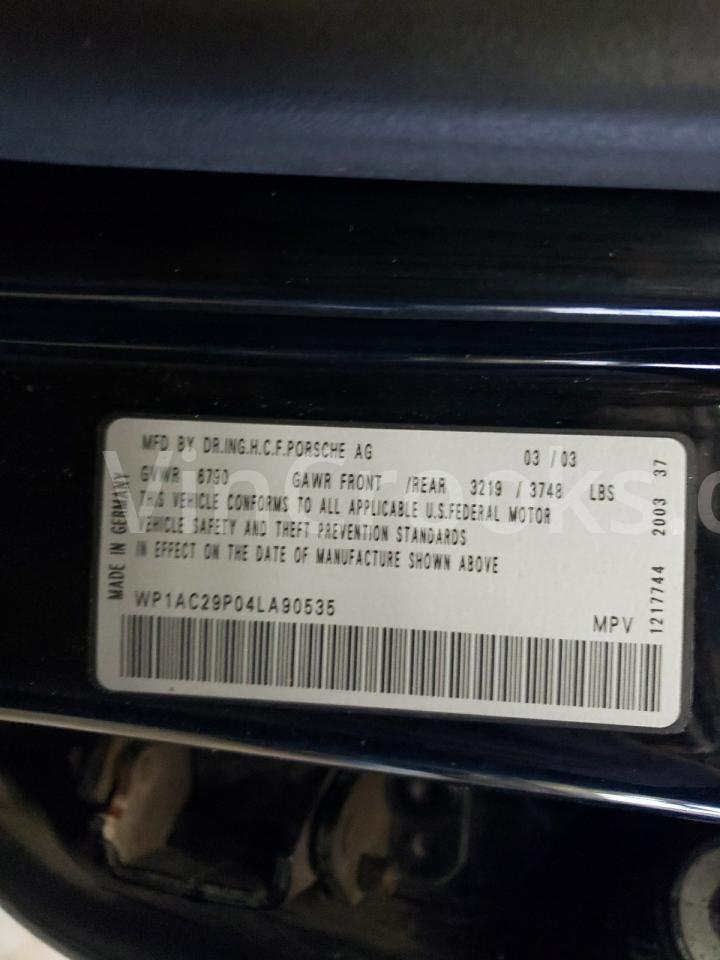 WP1AC29P04LA90535