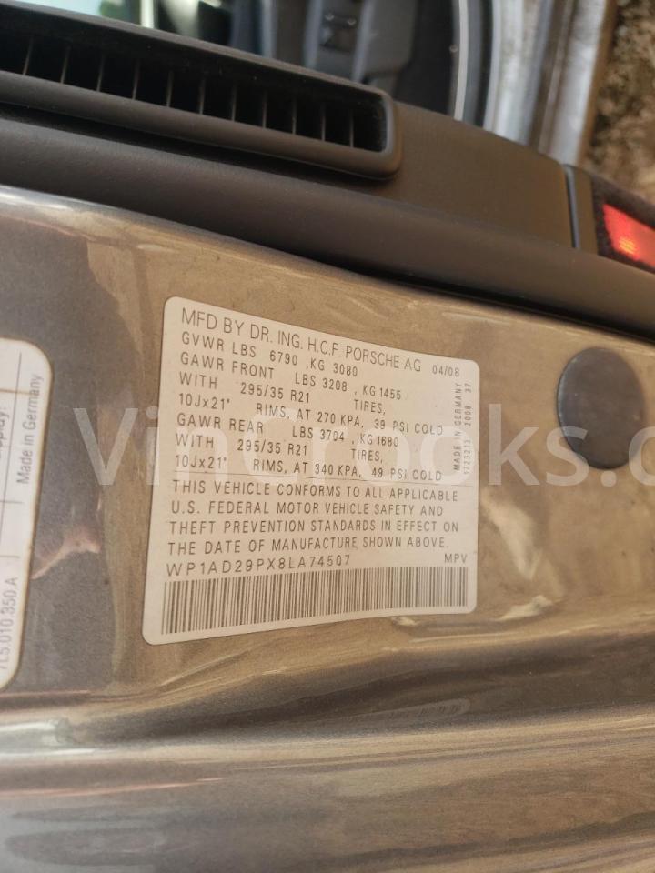 WP1AD29PX8LA74507