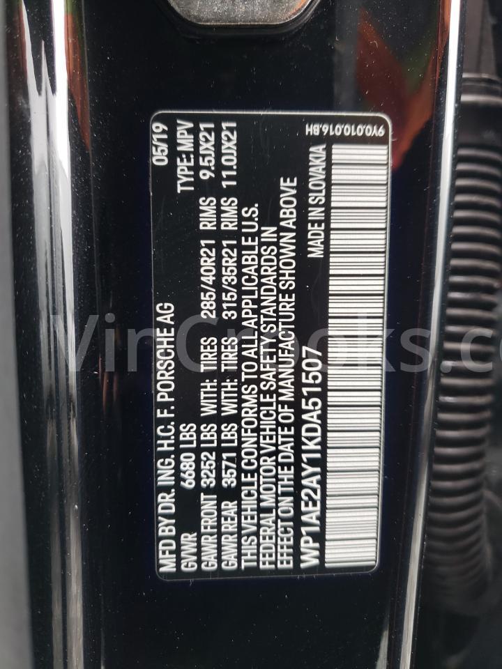 WP1AE2AY1KDA51507