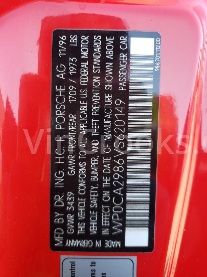 WP0CA2986VS620149