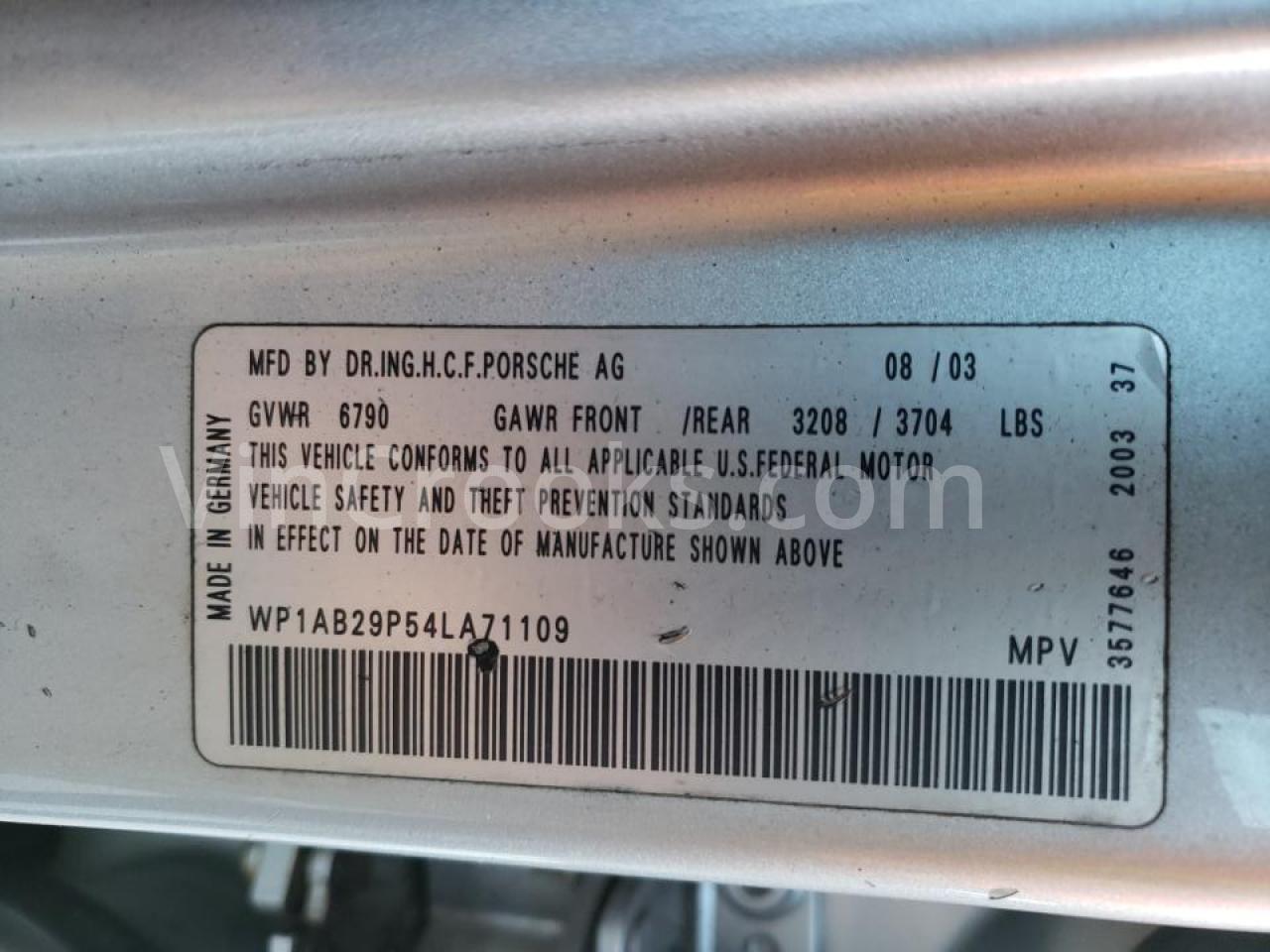 WP1AB29P54LA71109