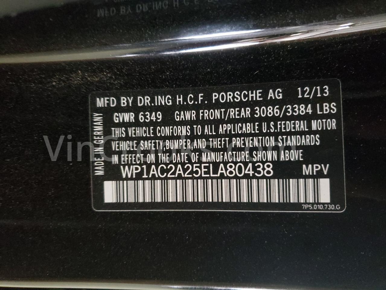 WP1AC2A25ELA80438