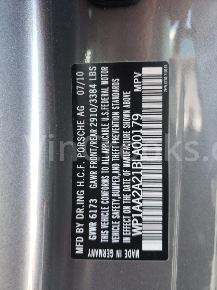 WP1AA2A21BLA00179