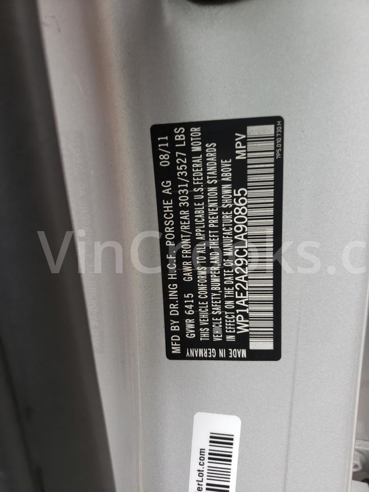 WP1AE2A29CLA90865