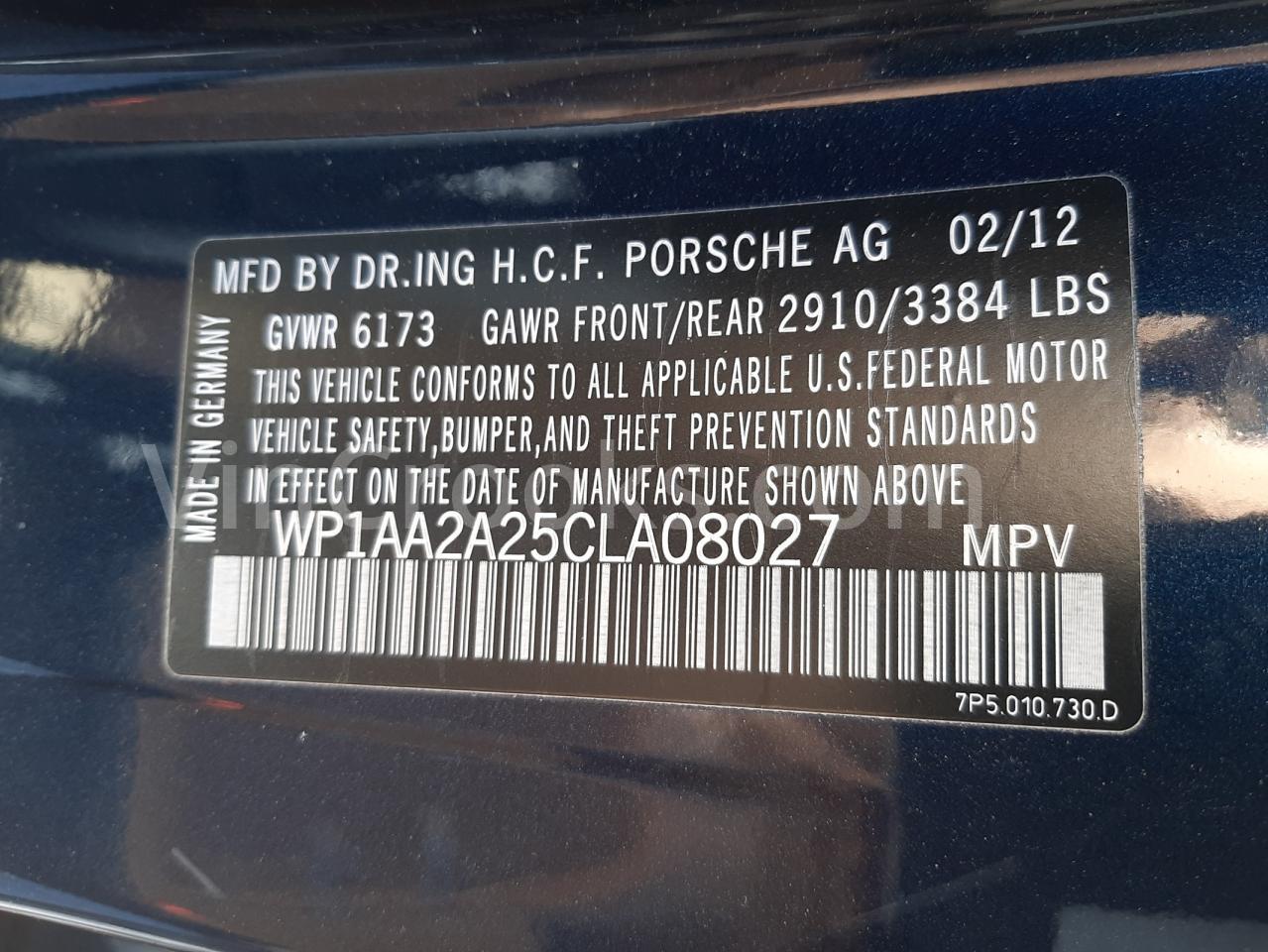 WP1AA2A25CLA08027
