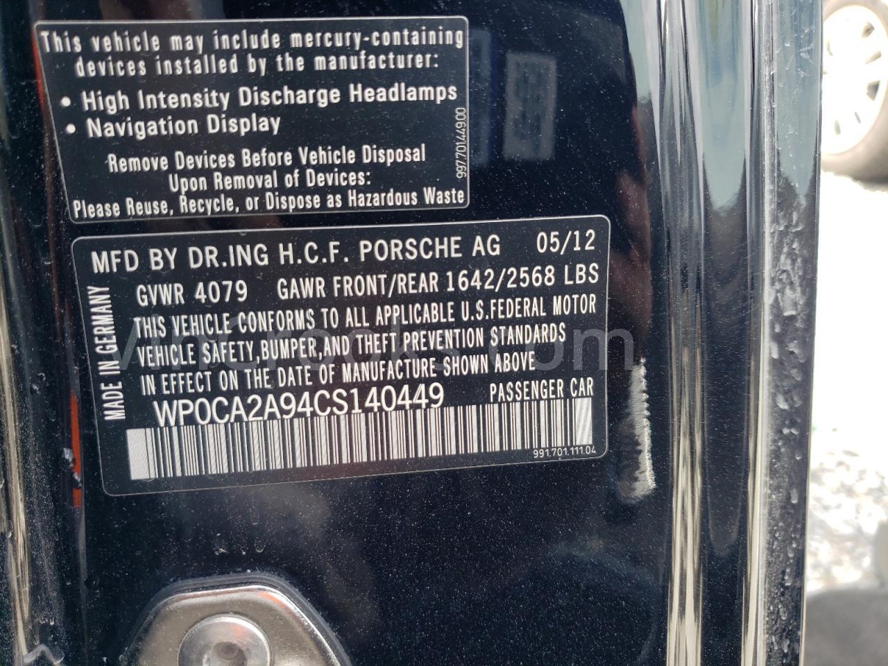 WP0CA2A94CS140449