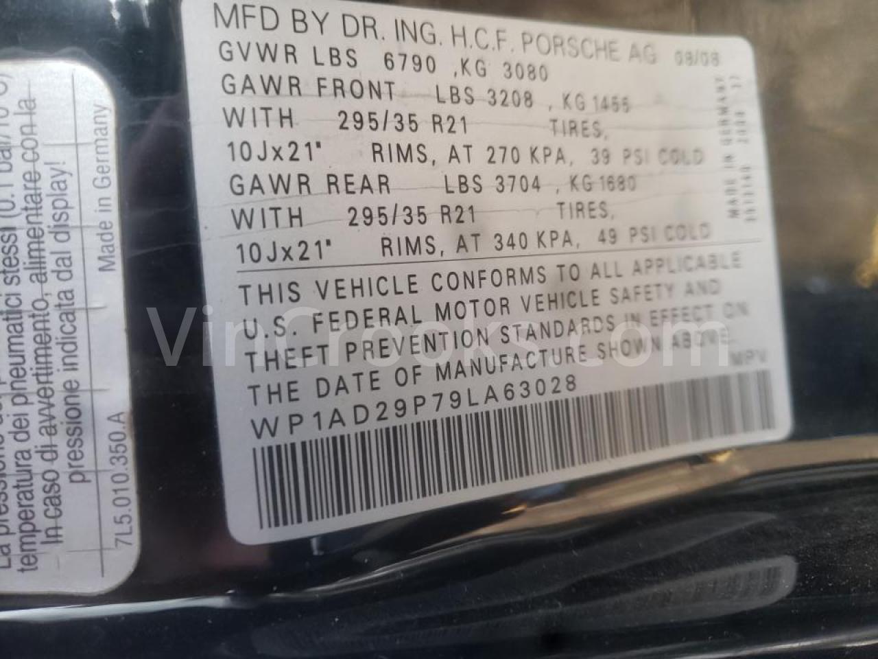 WP1AD29P79LA63028