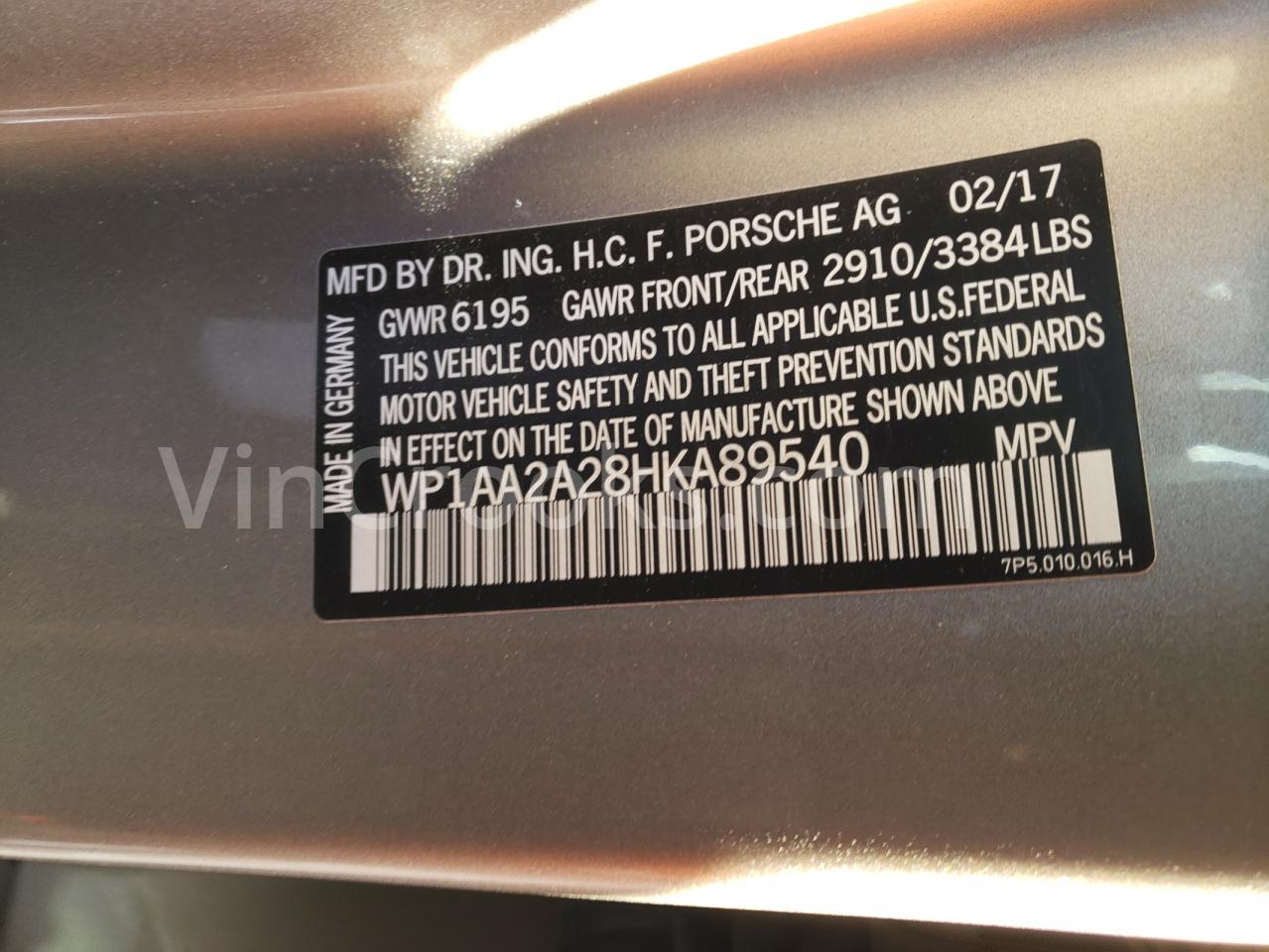 WP1AA2A28HKA89540