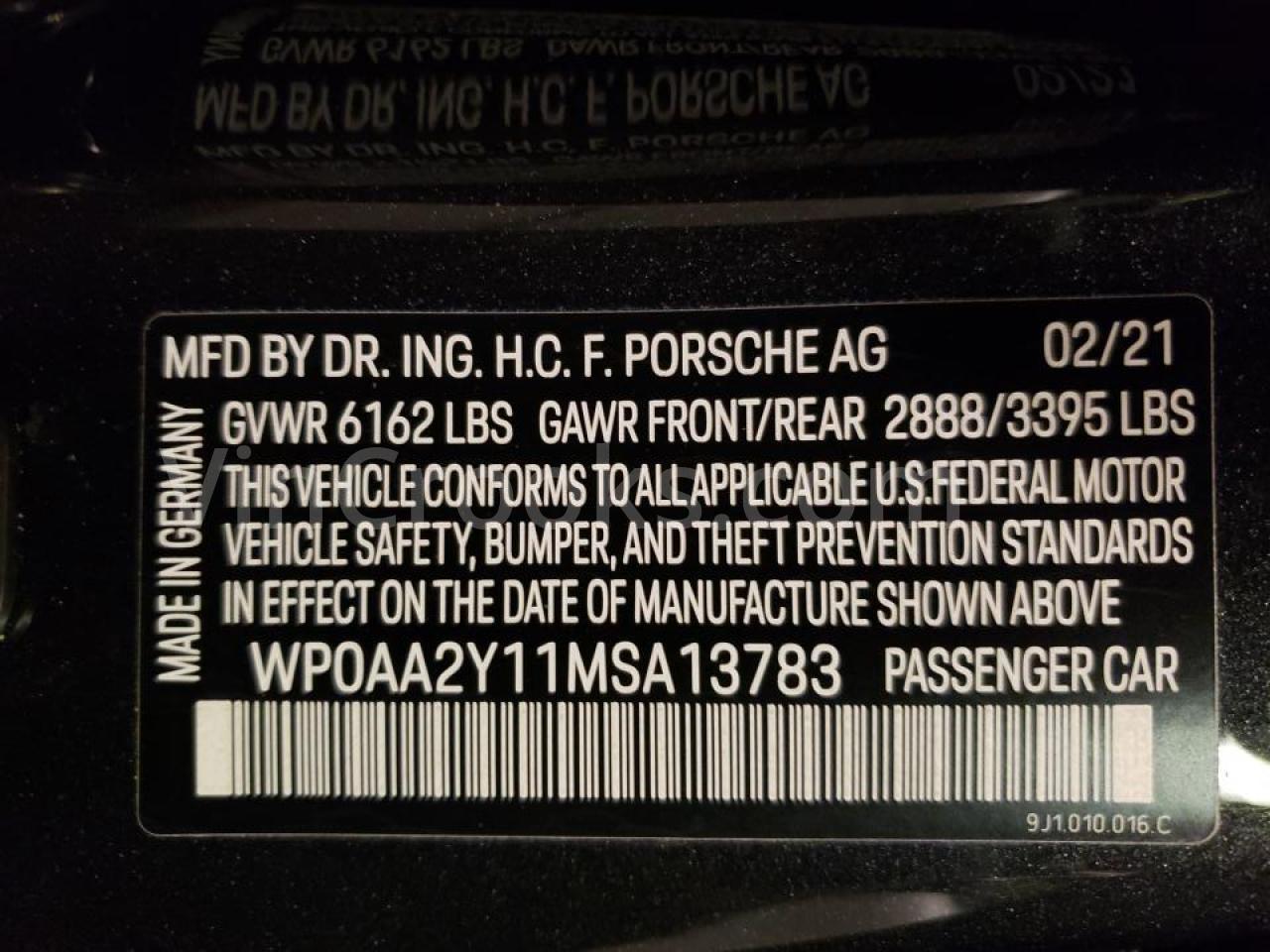 WP0AA2Y11MSA13783