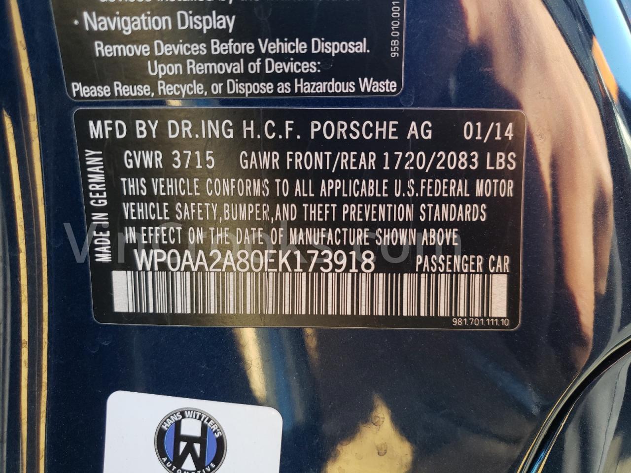 WP0AA2A80EK173918