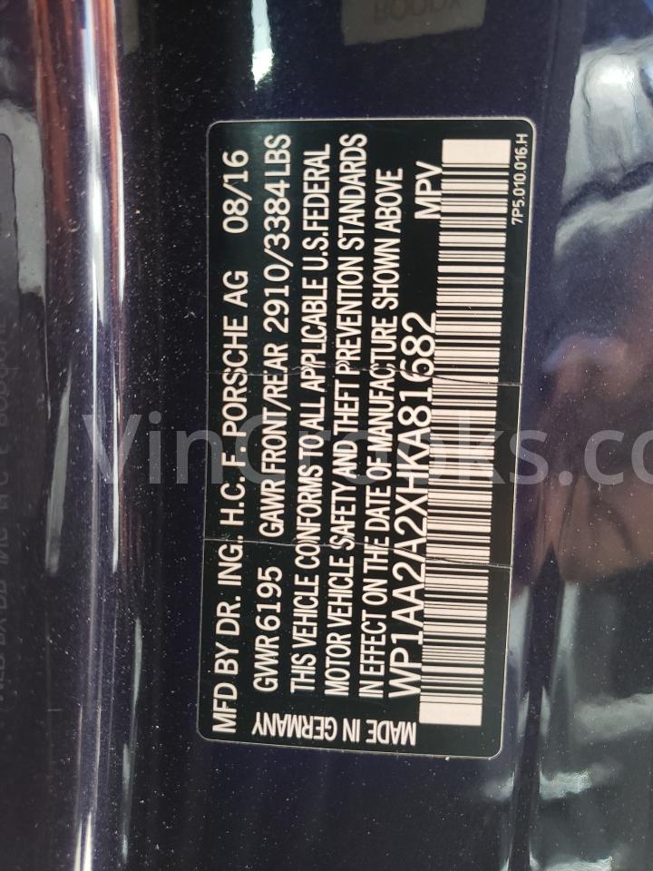 WP1AA2A2XHKA81682