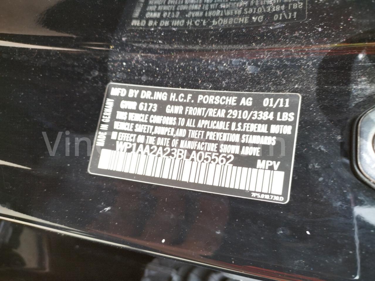 WP1AA2A23BLA05562