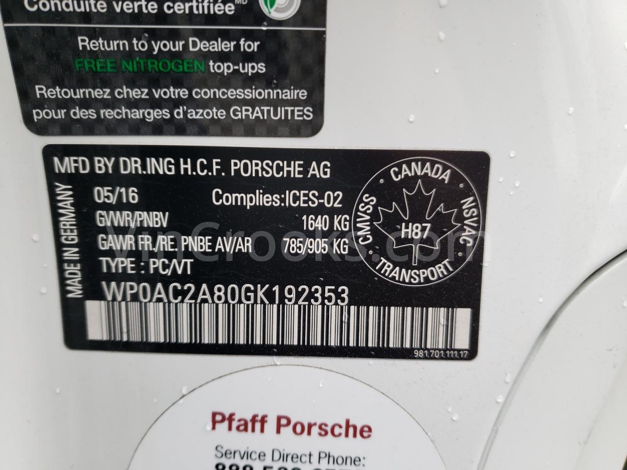 WP0AC2A80GK192353