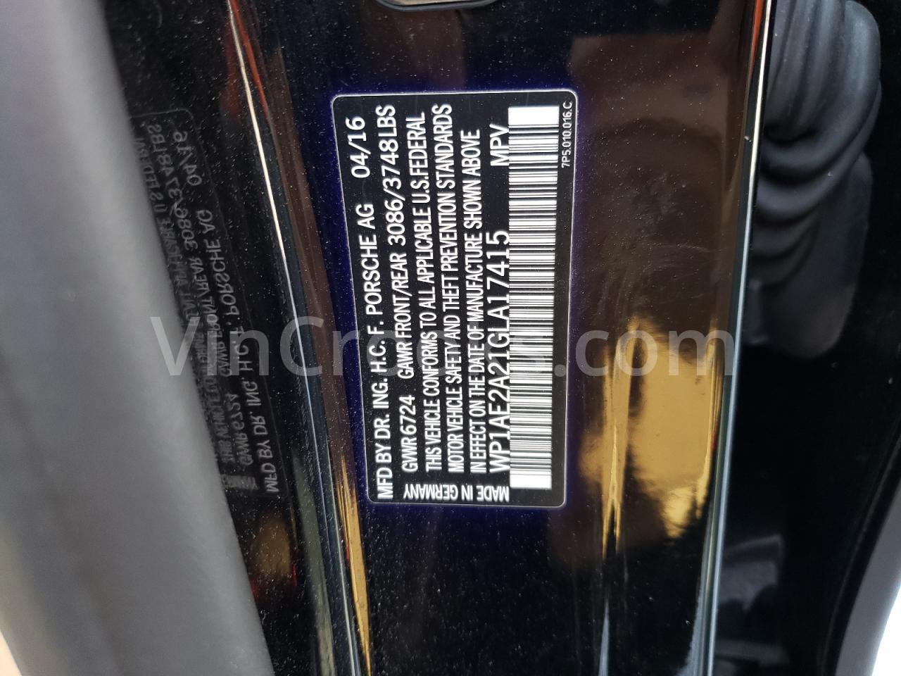 WP1AE2A21GLA17415