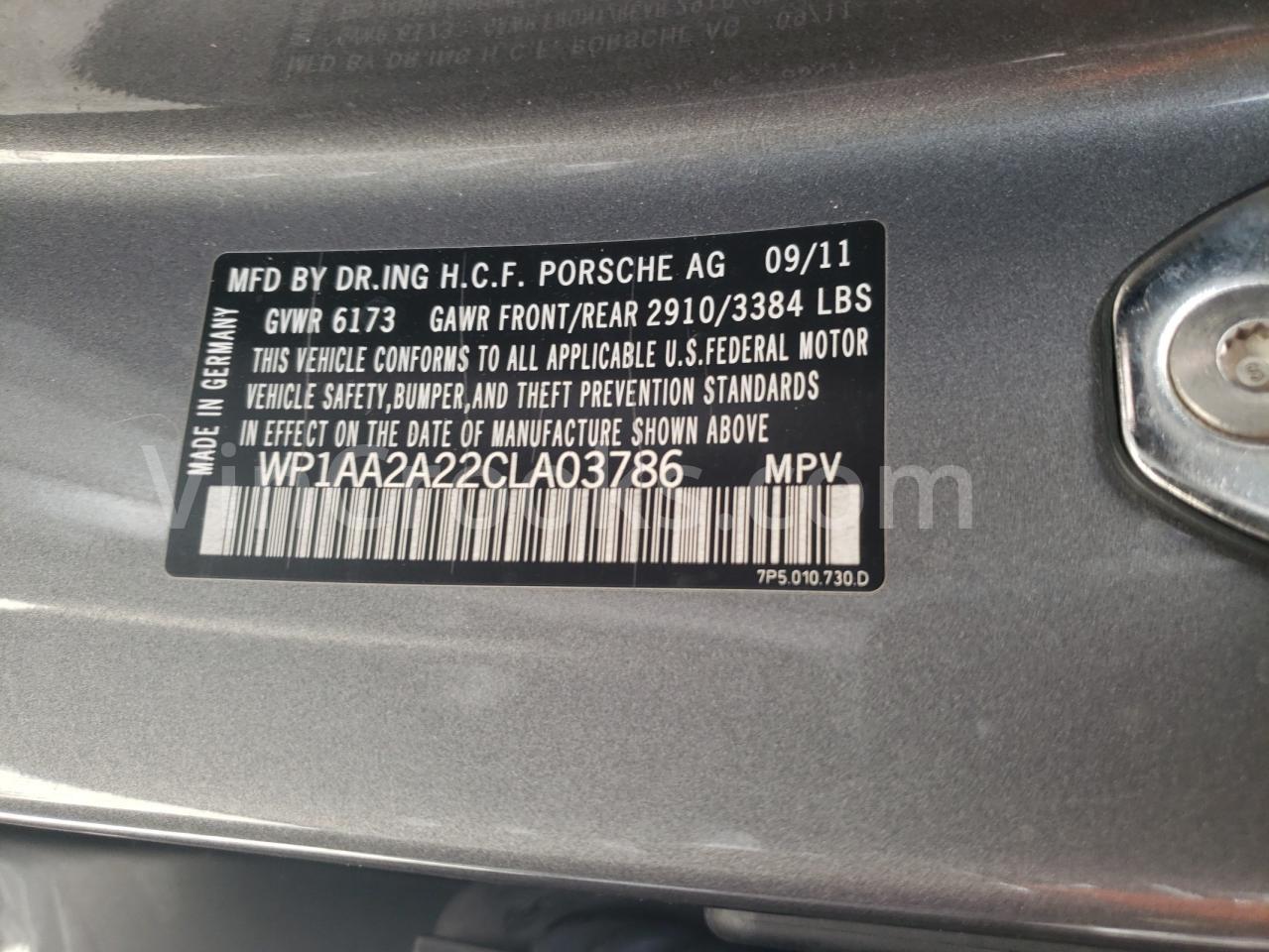 WP1AA2A22CLA03786