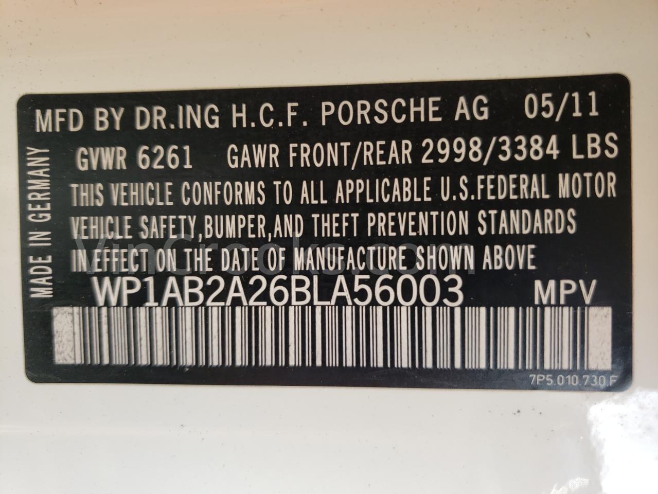WP1AB2A26BLA56003