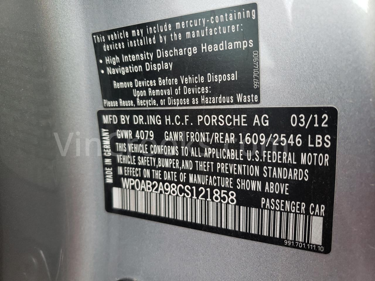 WP0AB2A98CS121858