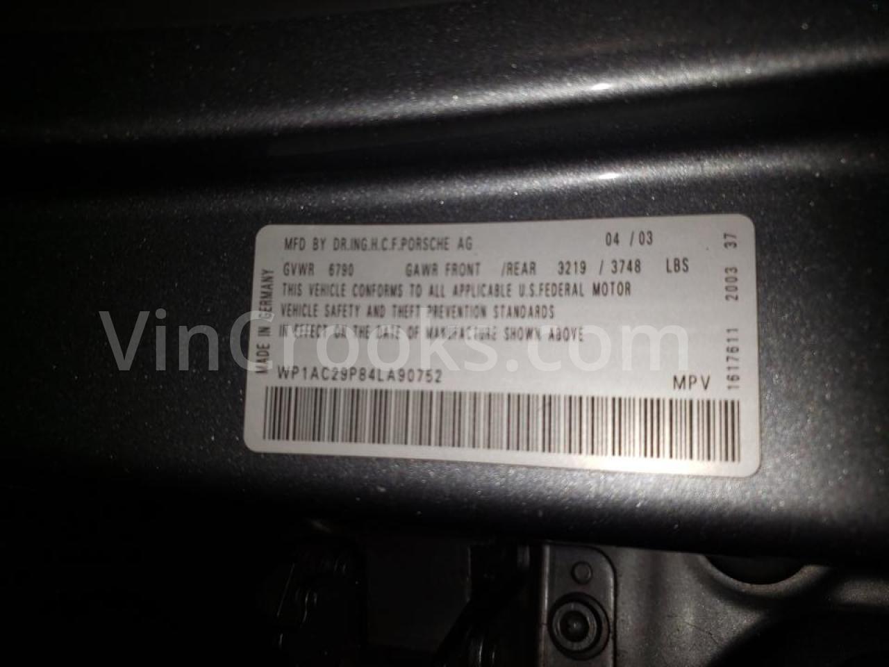 WP1AC29P84LA90752