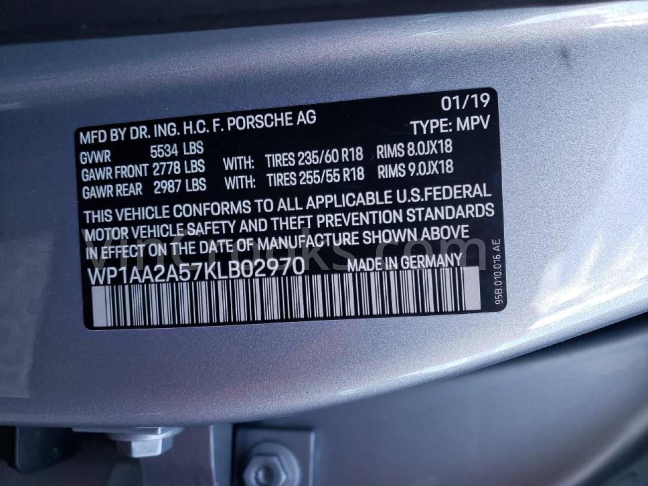 WP1AA2A57KLB02970