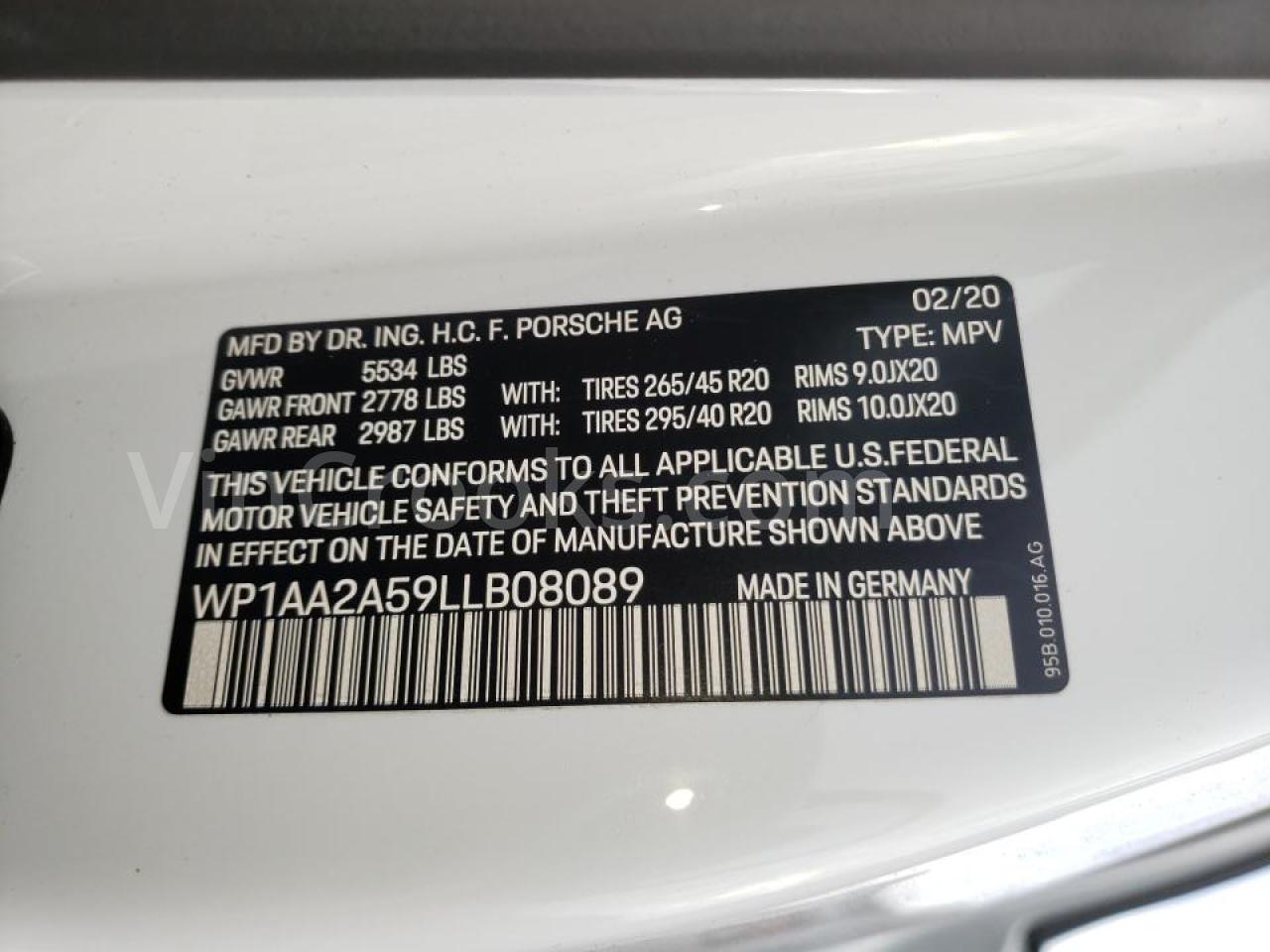 WP1AA2A59LLB08089