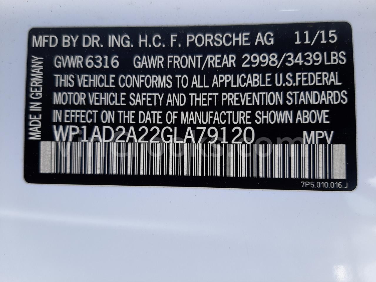 WP1AD2A22GLA79120