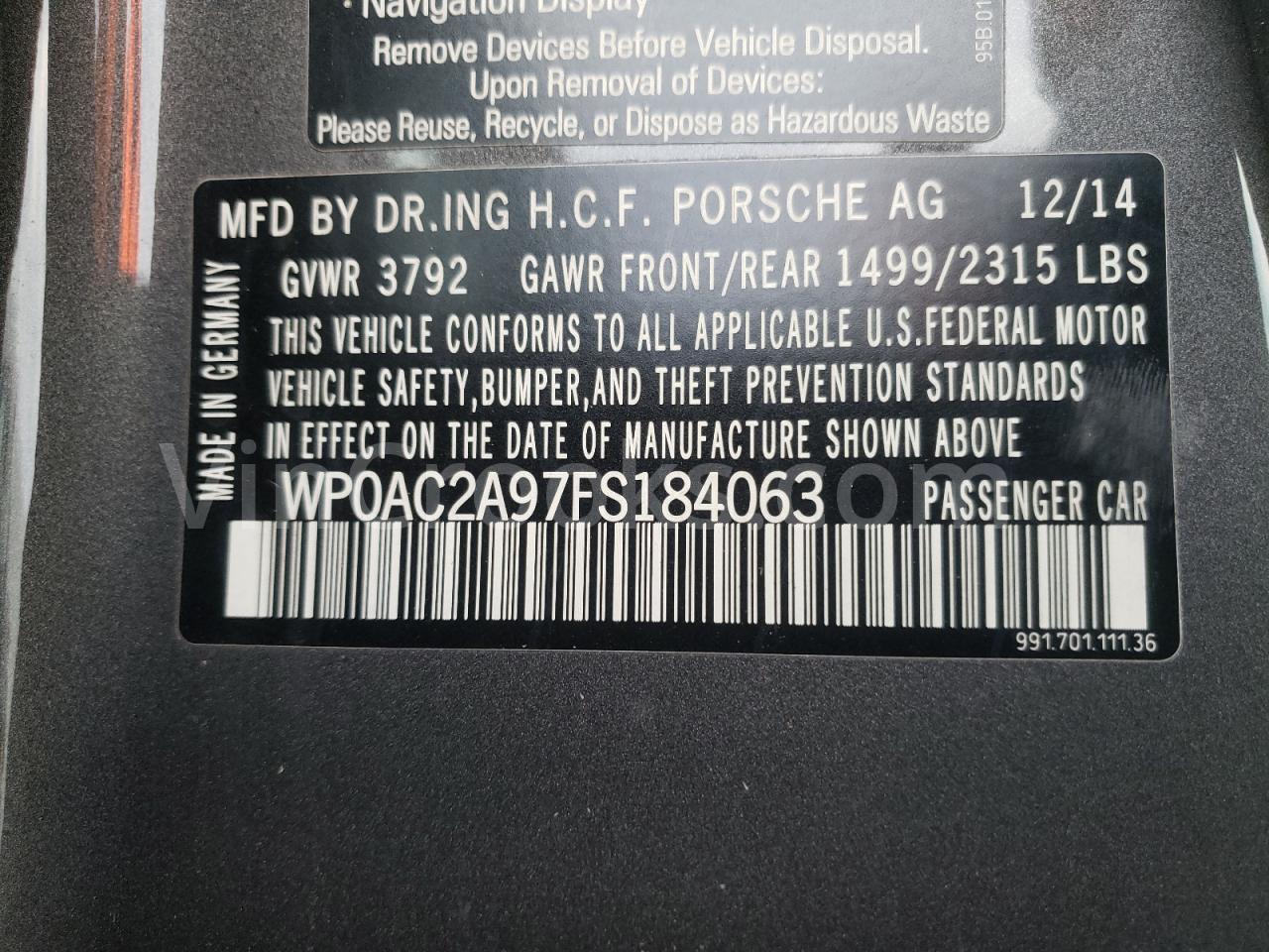 WP0AC2A97FS184063