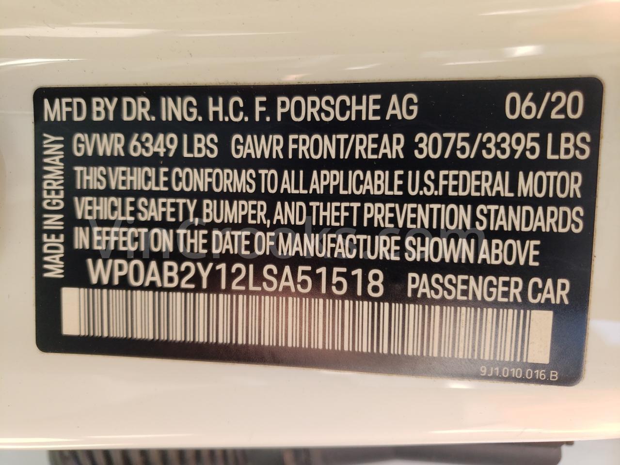 WP0AB2Y12LSA51518